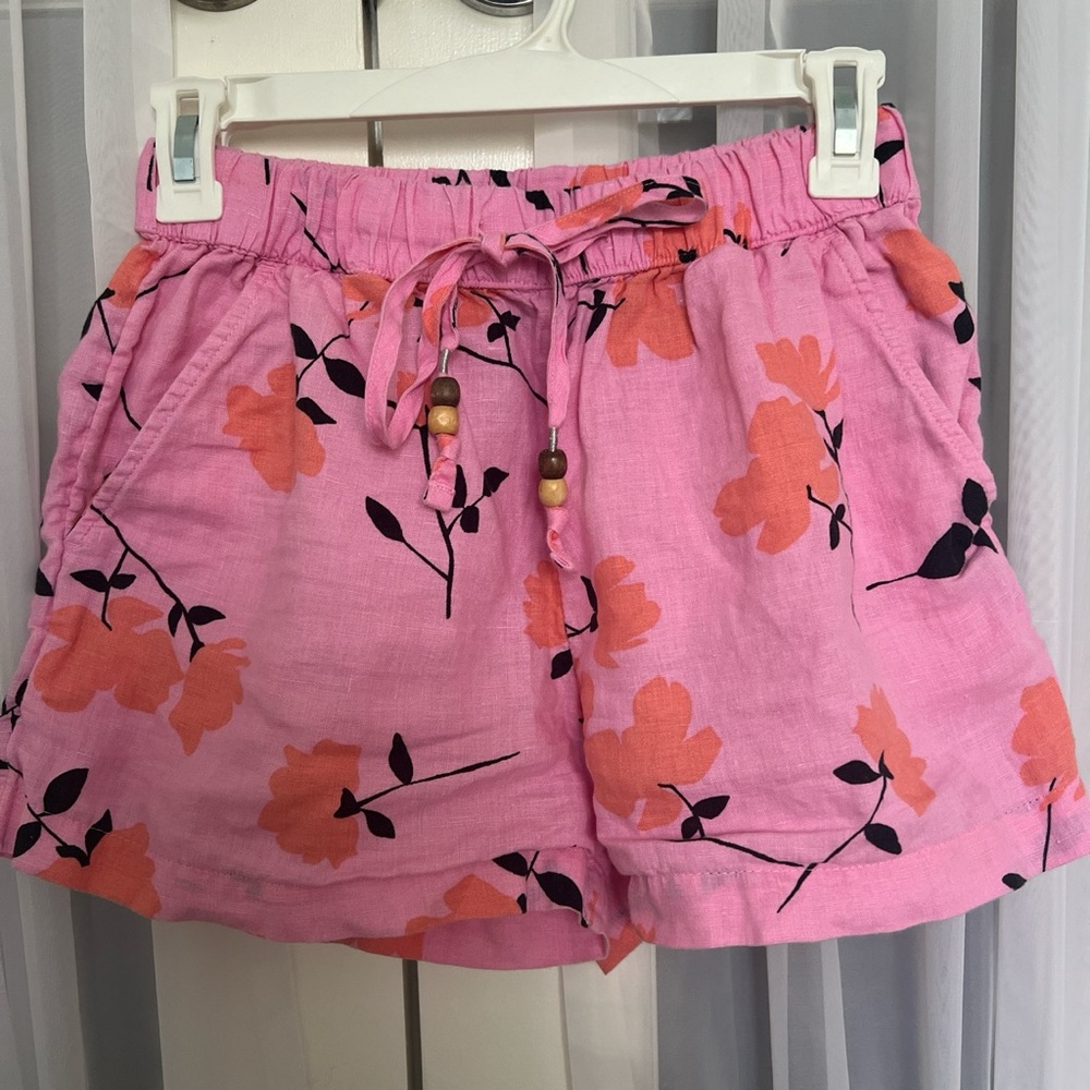 Cynthia Rowley 100% Linen Shorts